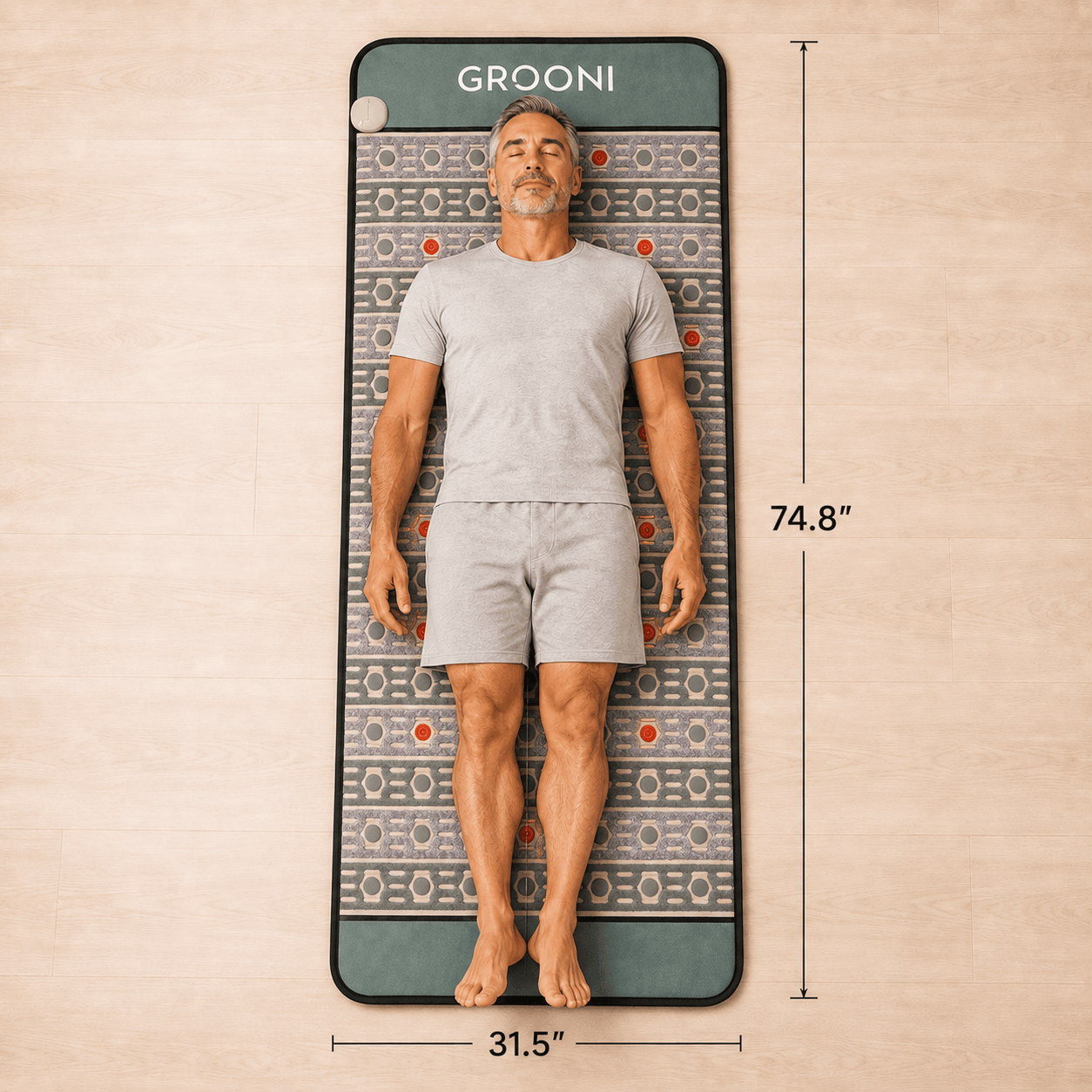 PEMF Mat 4-in-1, Red Light & Infrared Heat