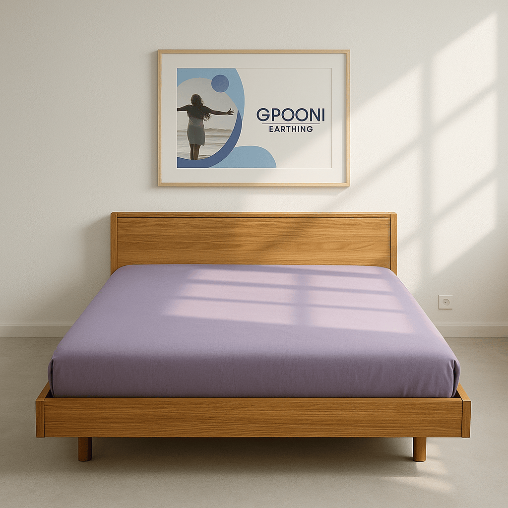 Grounding fitted sheet grey