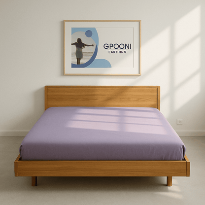 Grounding fitted sheet grey