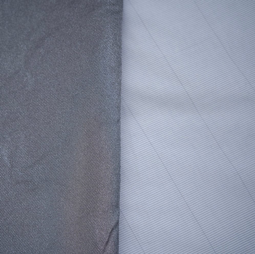 Two different textures of grounding blanket