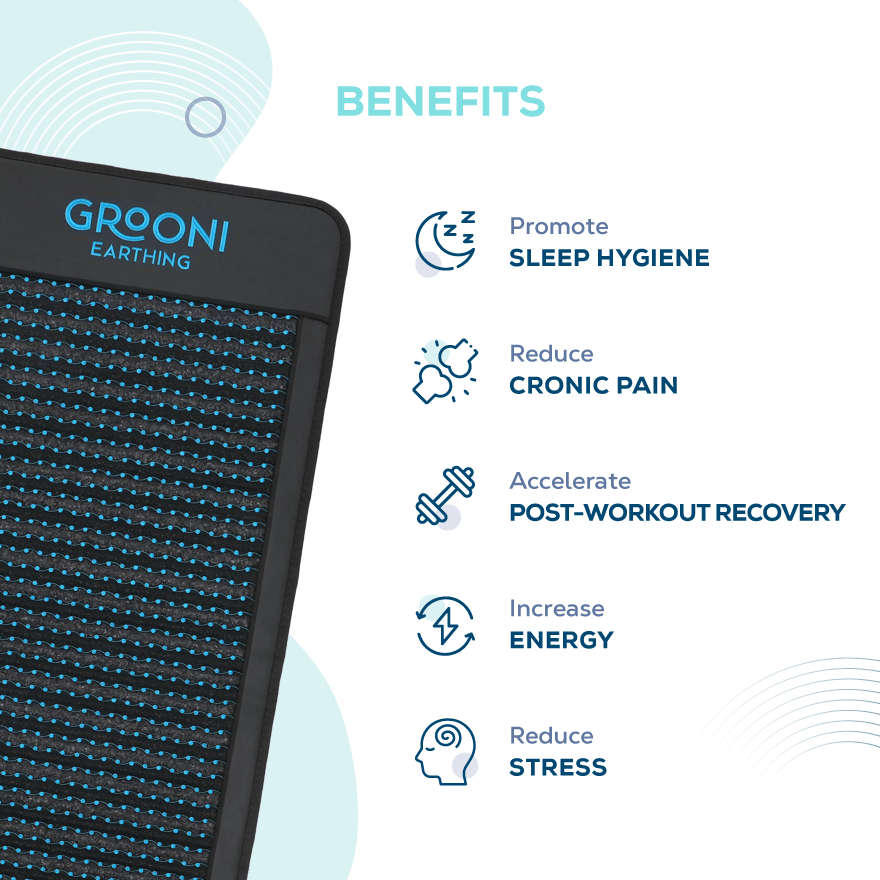 Image listing the benefits of pemf mats